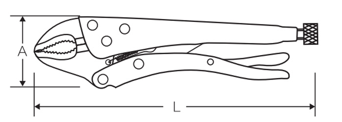 葫芦咀大力钳 DP-S508 product parameter