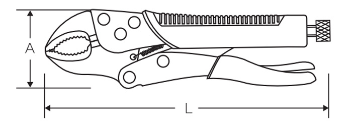 圆咀大力钳 DP-S504 product parameter