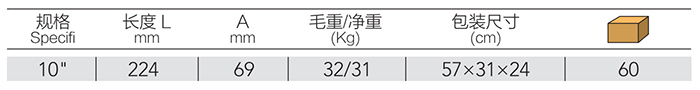R型大力钳 DP-S520 product parameter