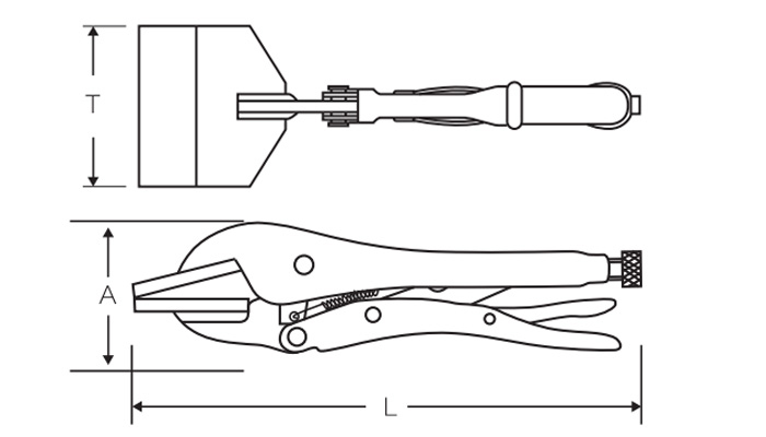 折边大力钳 DP-S521 product parameter