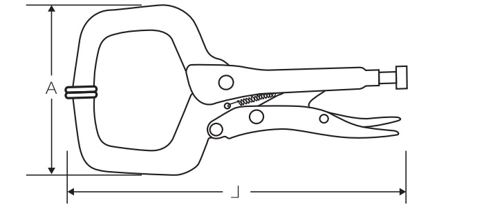 C型大力钳 DP-S522 product parameter