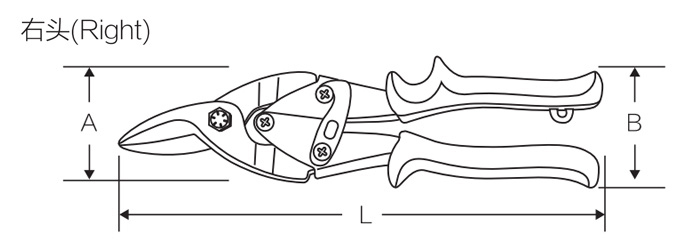 美式航空剪 DP-S301 product parameter