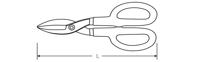 美式铁皮剪 DP-S317 product parameter