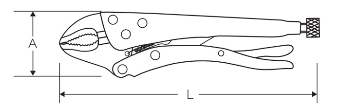 三钉葫芦咀大力钳 DP-S523 product parameter