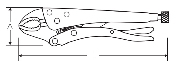 圆咀大力钳 DP-S513 product parameter