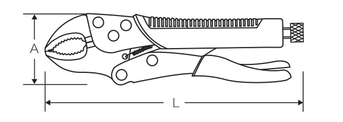 圆咀大力钳 DP-S502 product parameter