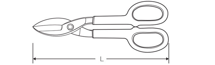 美式铁皮剪 DP-S316 product parameter