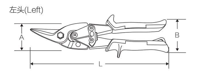 美式航空剪 DP-S306 product parameter