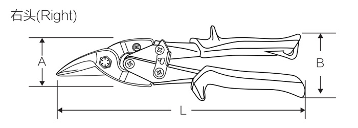 台式航空剪 DP-S307 product parameter