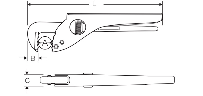德式管子钳 DP-S418 product parameter