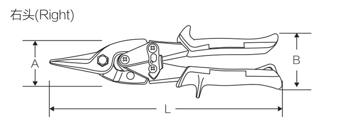 美式航空剪 DP-S304 product parameter