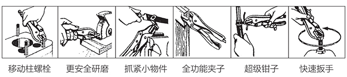 R型大力钳 DP-S520 product parameter