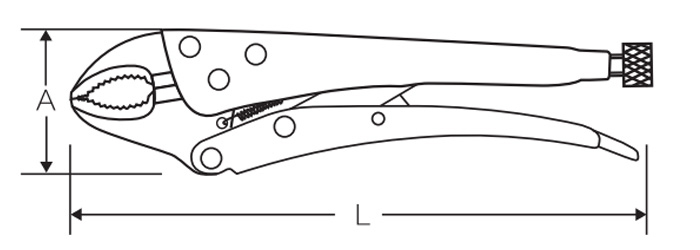 圆咀大力钳 DP-S507 product parameter