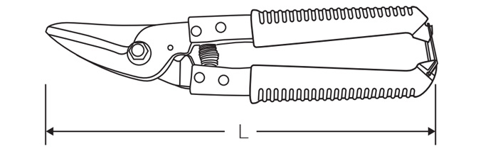 日式铁皮剪 DP-S318 product parameter