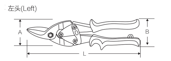 美式航空剪 DP-S303 product parameter